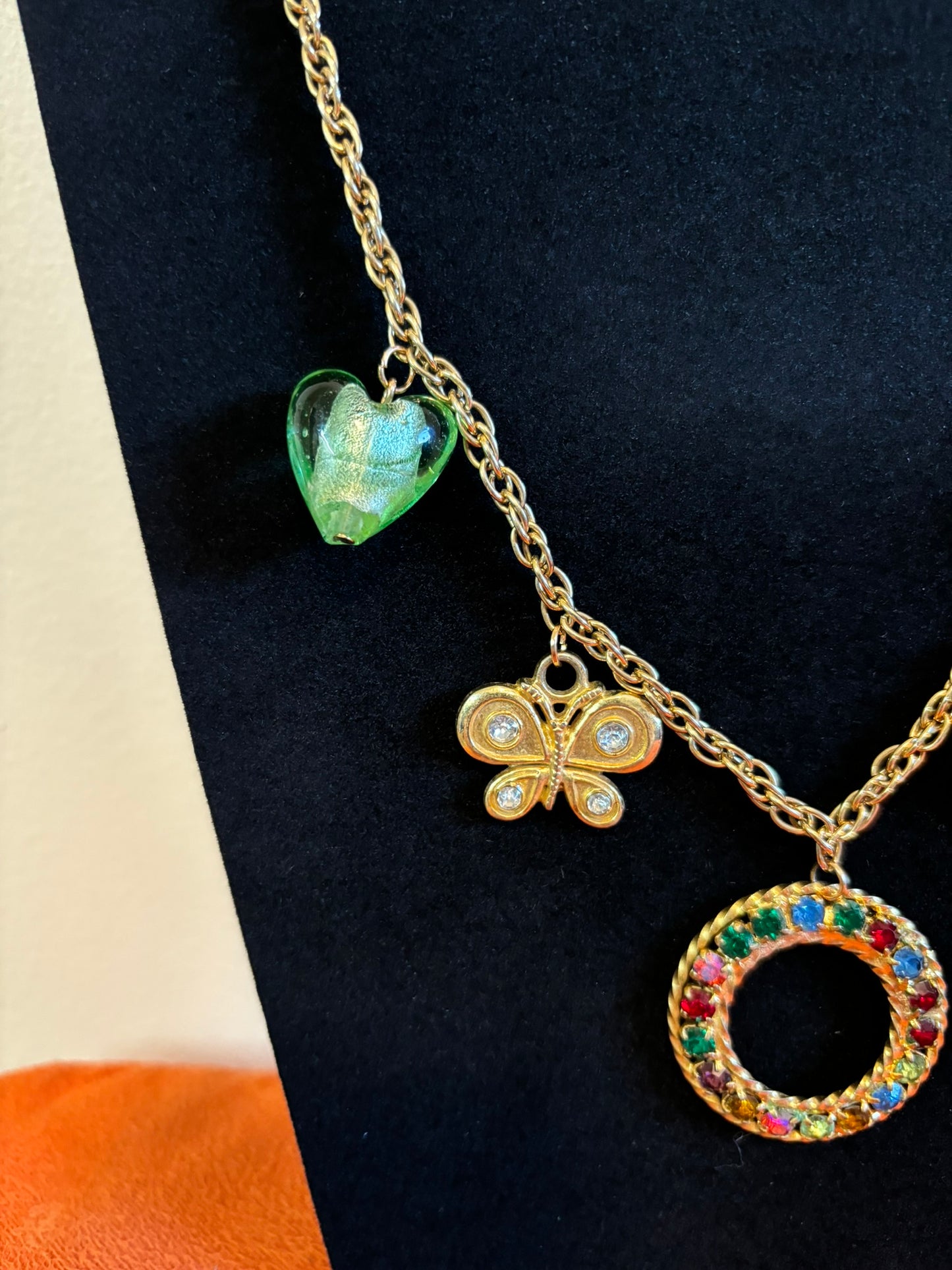 Vintage charm necklace