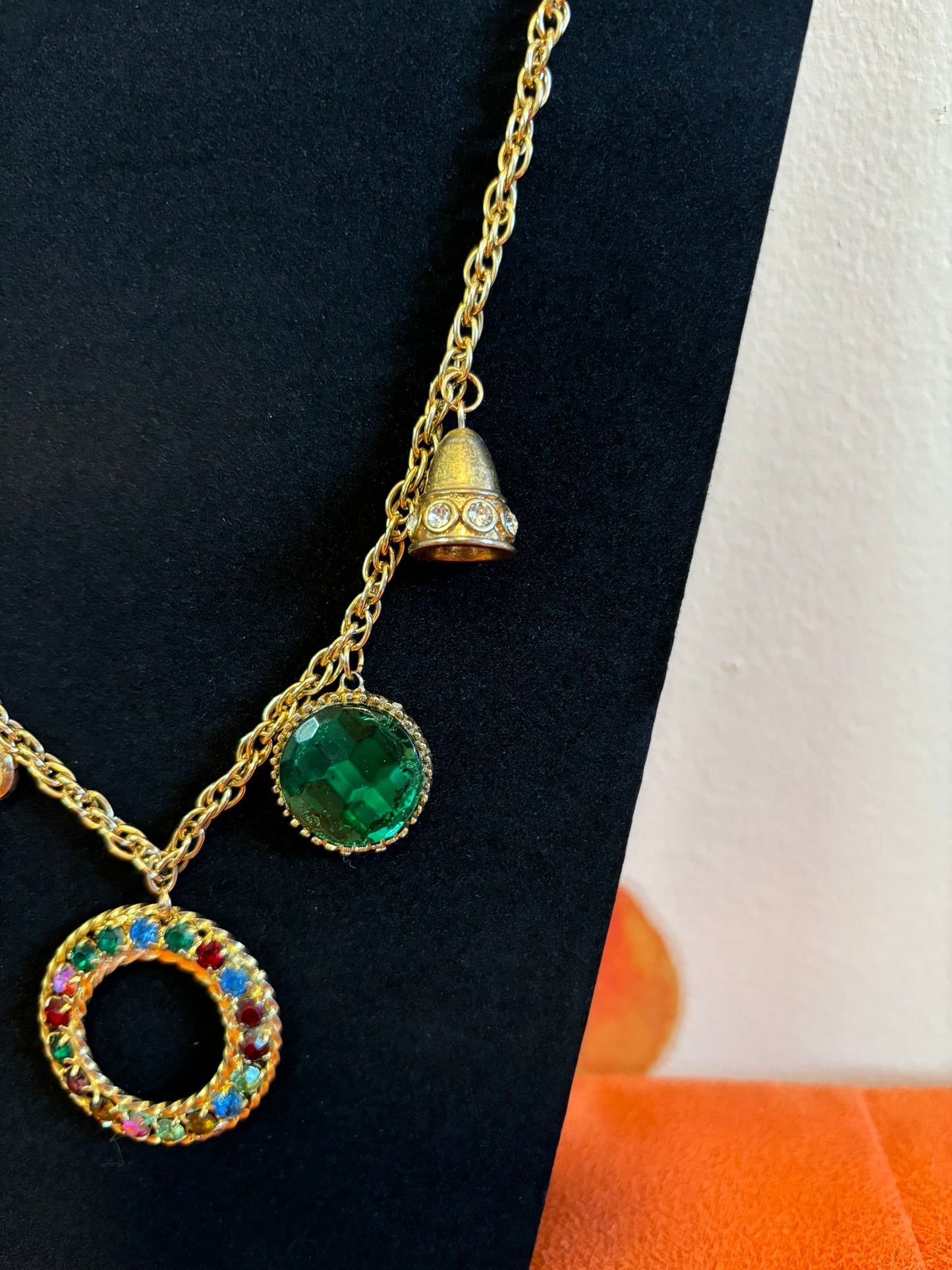 Vintage charm necklace