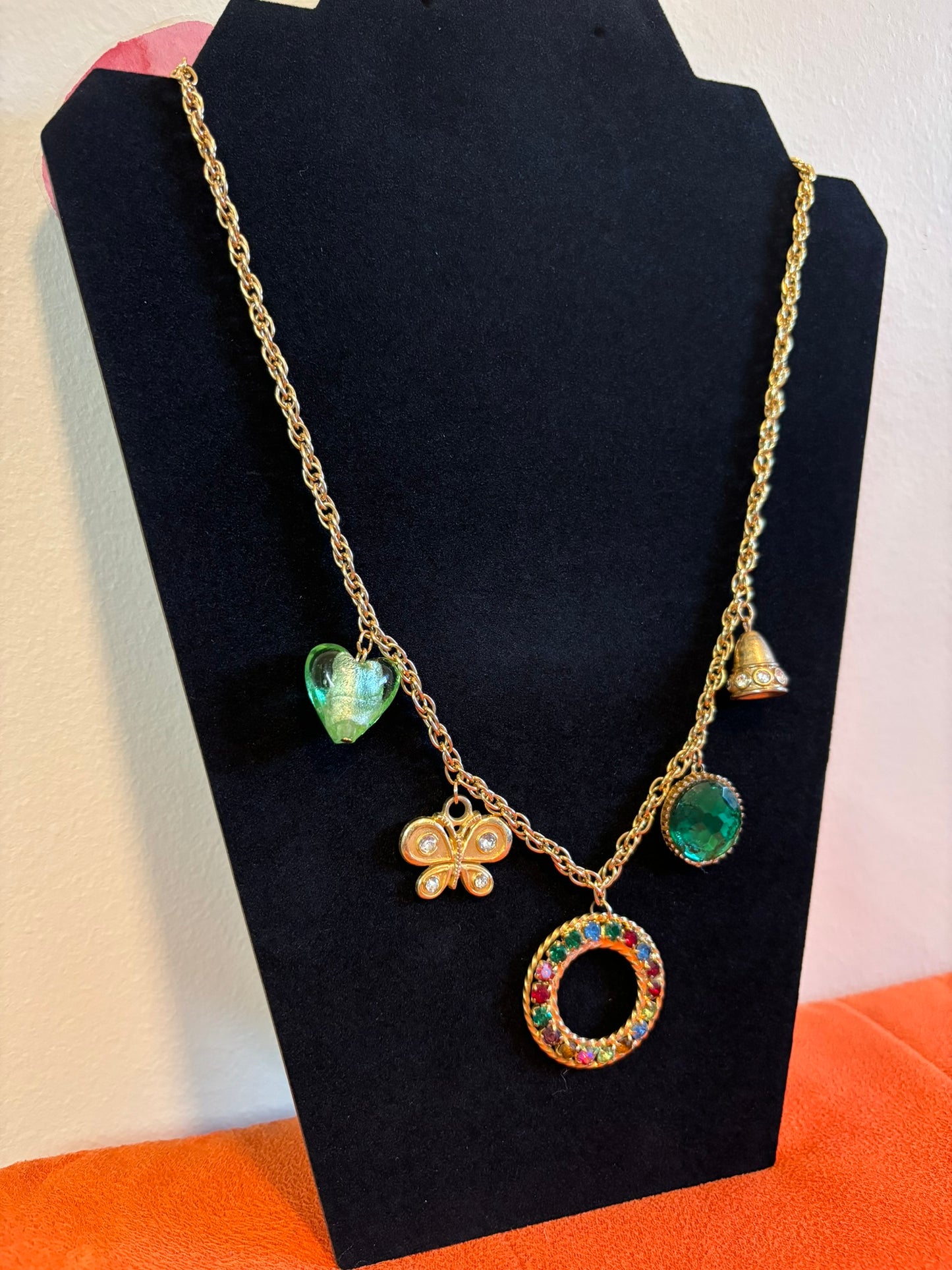 Vintage charm necklace