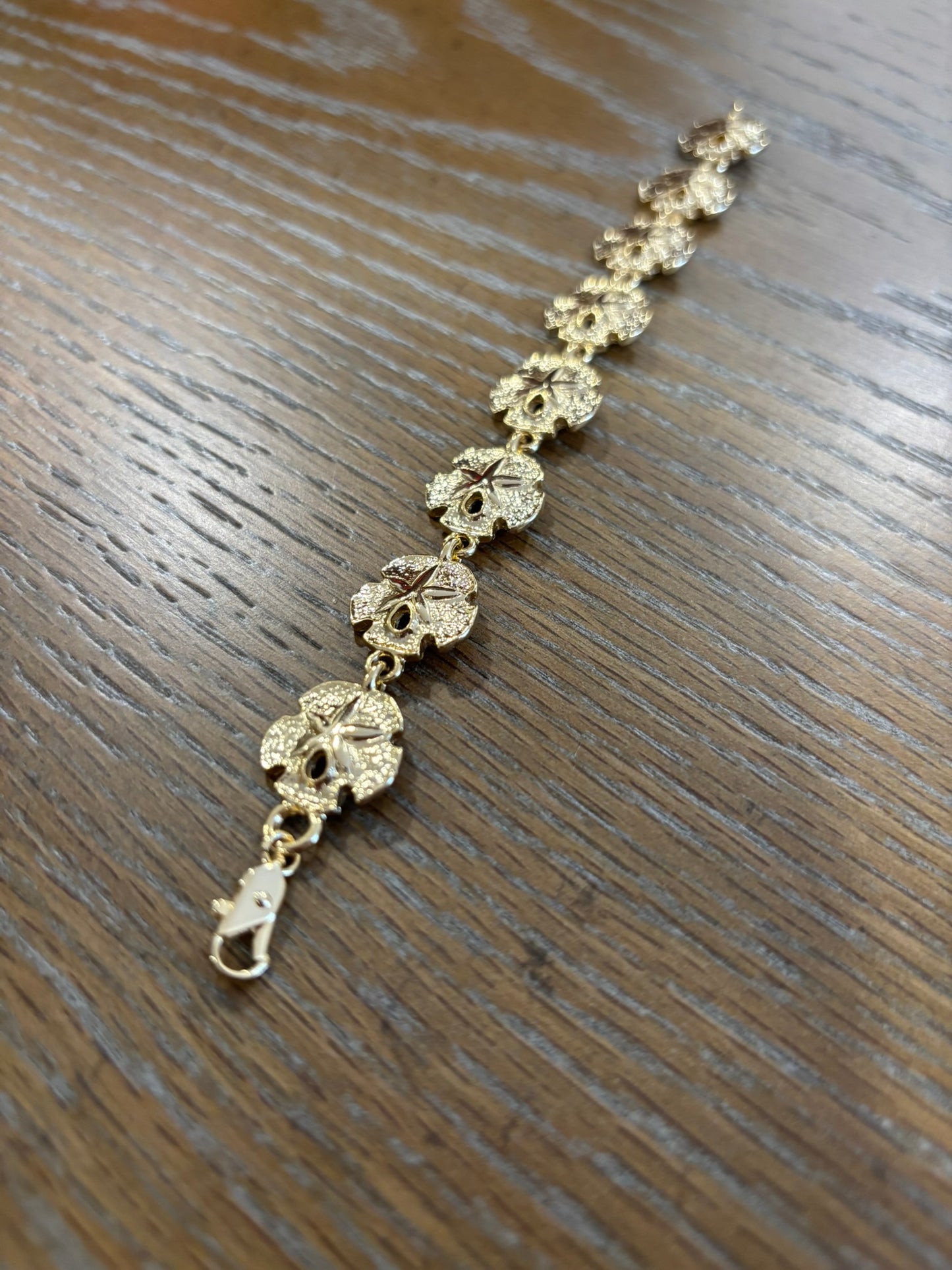 Vintage sand dollar bracelet