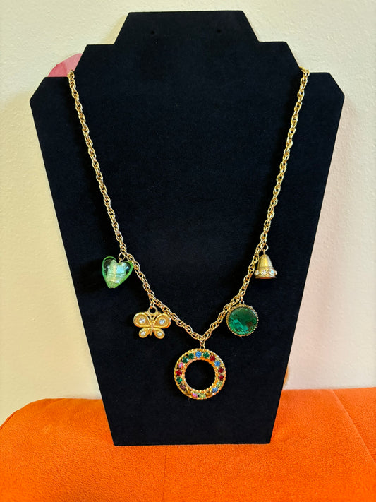 Vintage charm necklace