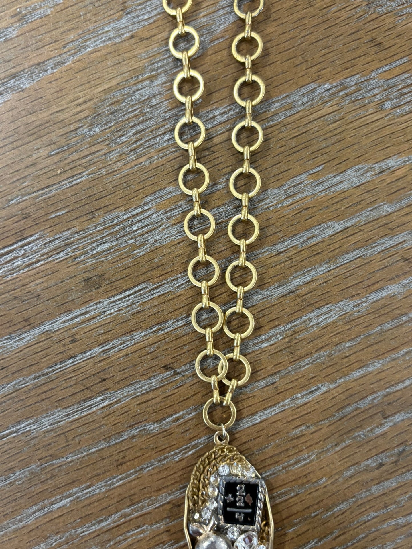 Vintage teacher necklace