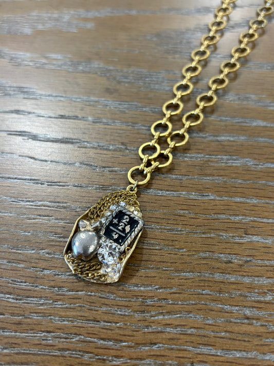 Vintage teacher necklace