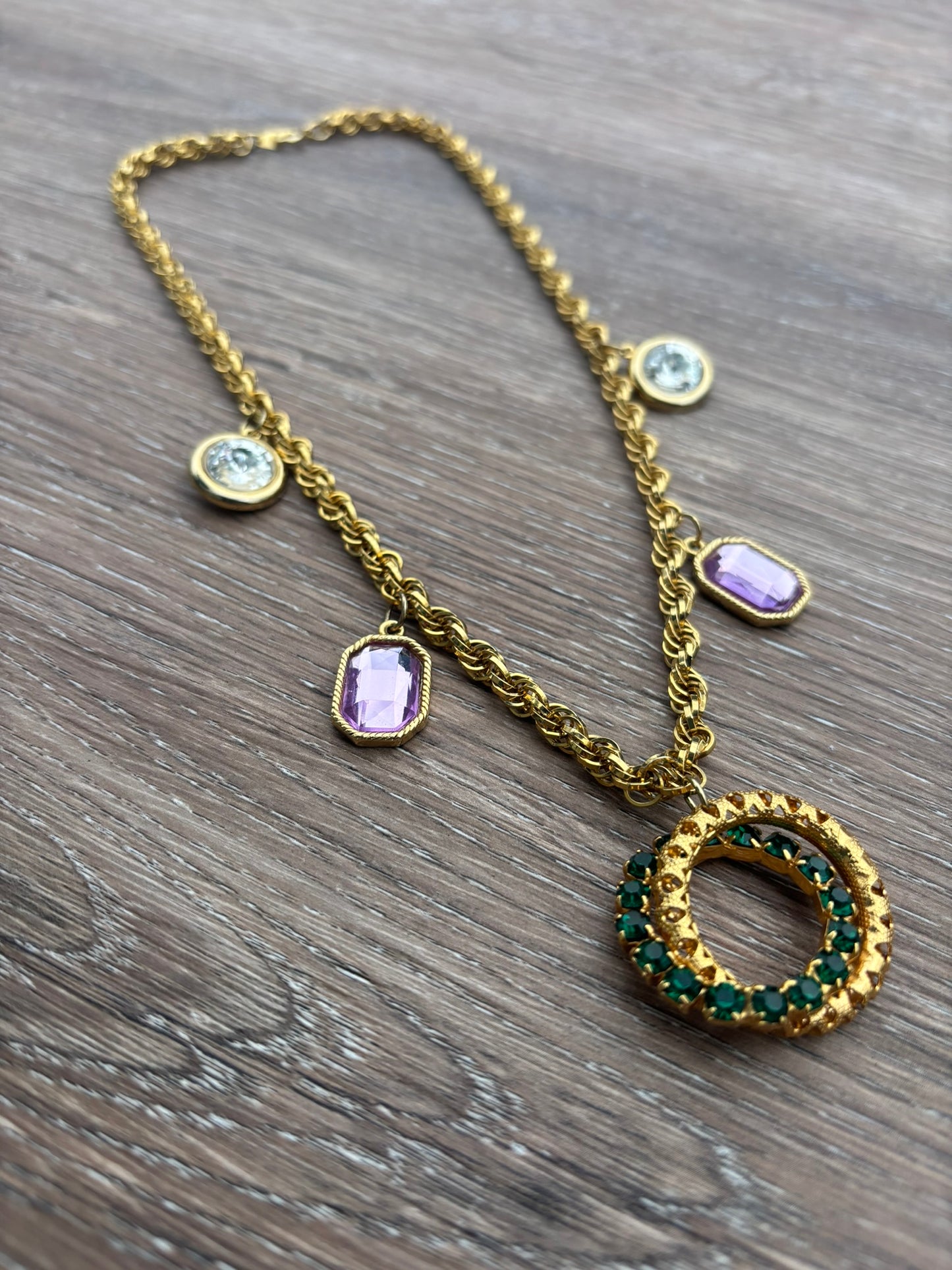 Vintage charm necklace